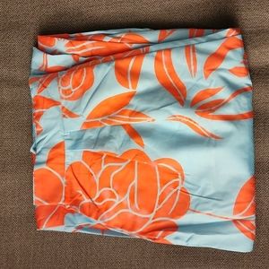 Sleeveless orange Jumpsuit